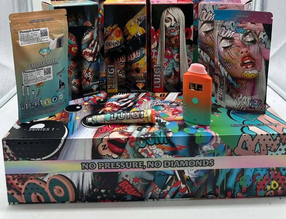 footer-02 Luigi Extracts Live Resin Diamonds Disposable Vape Pen Premium 2g Vaporizer Device Marijuana Cannabis Concentrate Oil Master Box