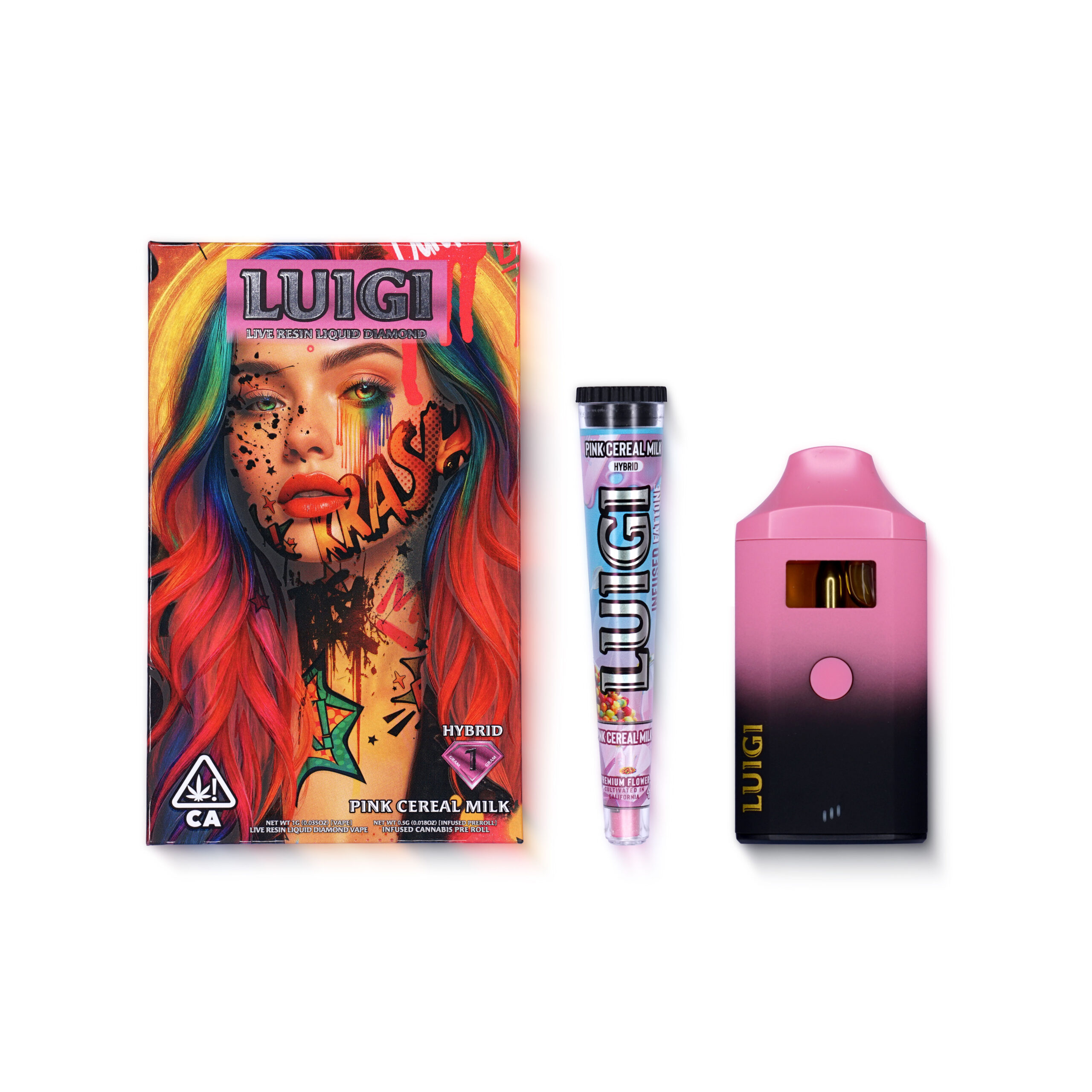 luigi pink cereal milk luigi pink cereal milk